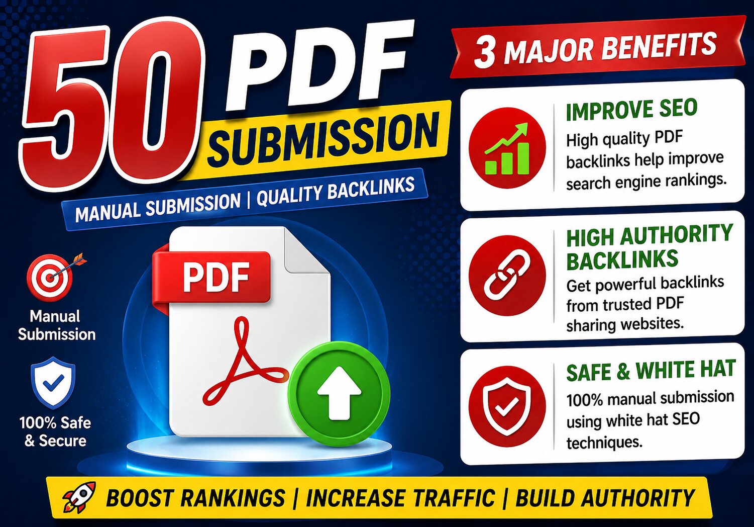I Will Create 50 PDF Submission SEO-Friendly Backlink...