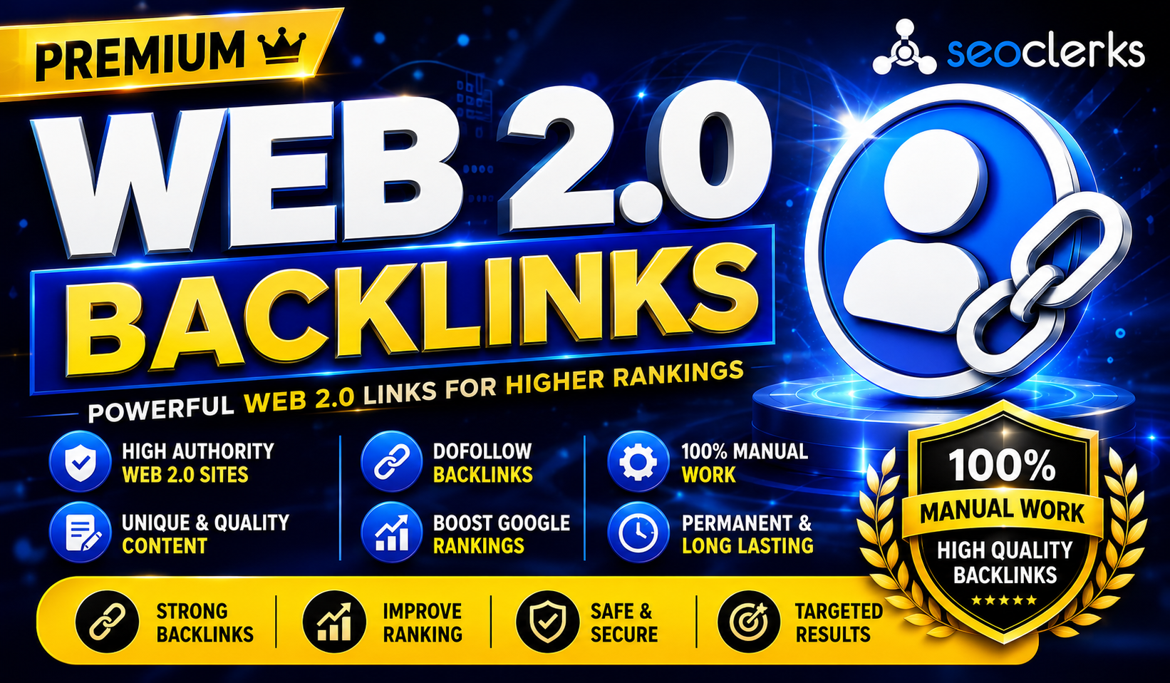Create 120 High Authority Manual Web 2.0 Backlinks Wh...