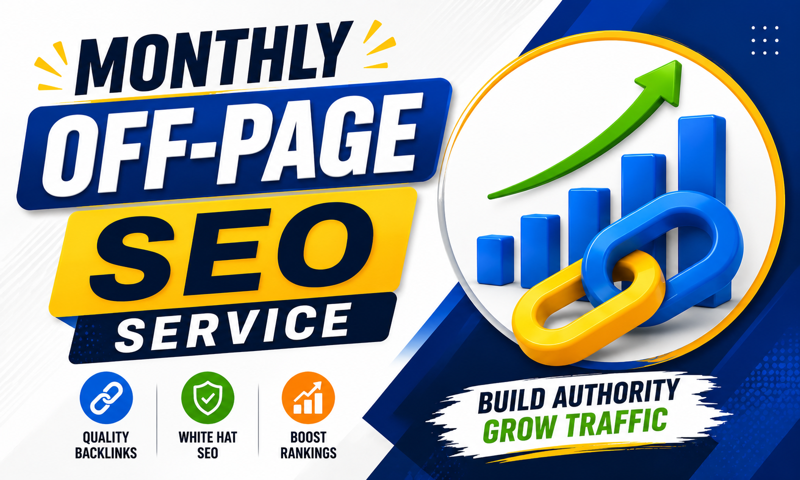 Provide Monthly Off Page SEO with High Authority Manu...