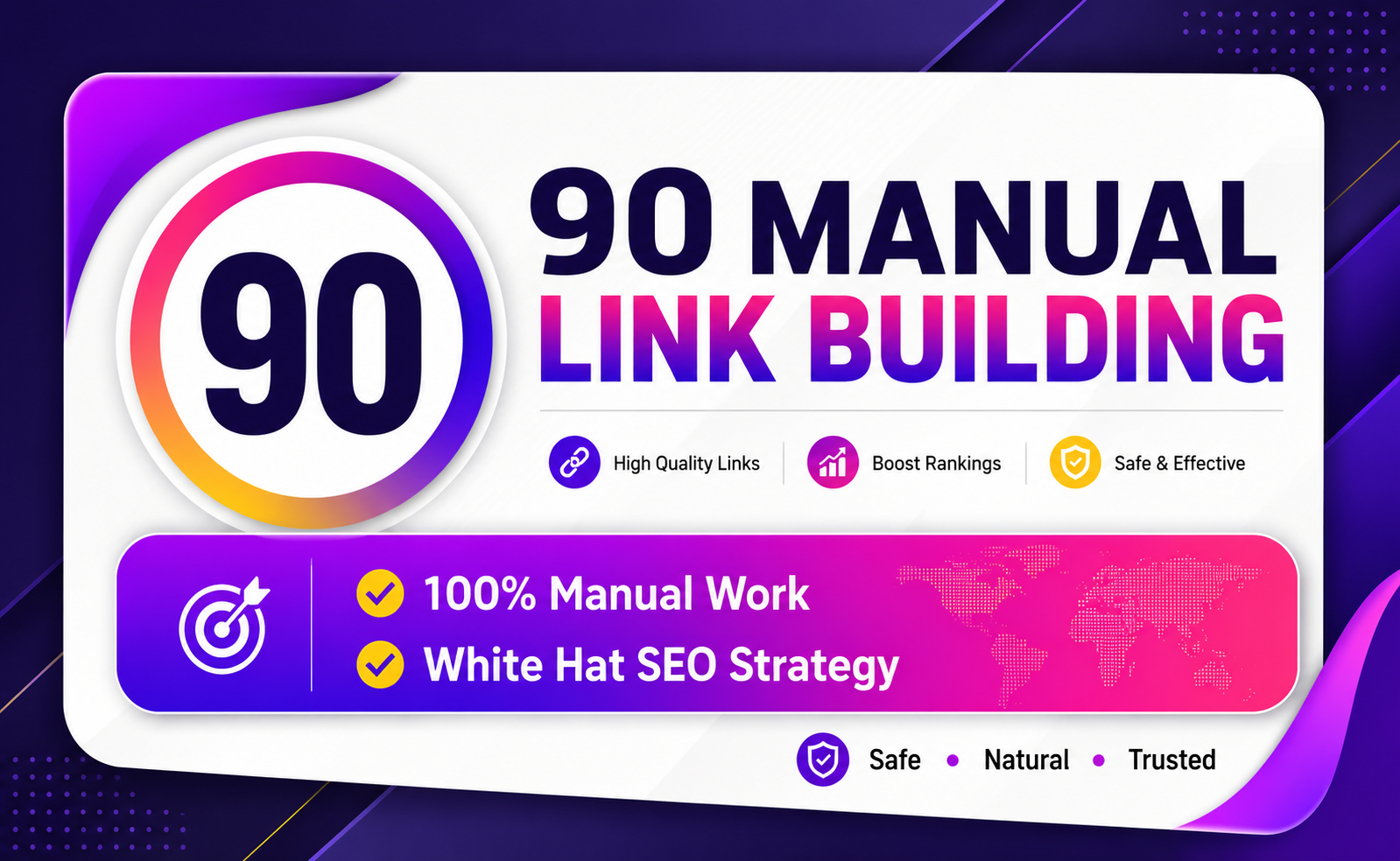 I Will Build 90 Manual White Hat SEO Links for Your W...