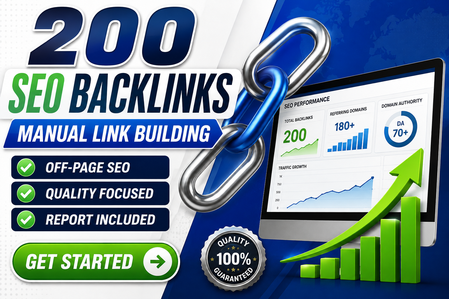 I Will Build 200 Manual SEO Backlinks for Off Page SE...