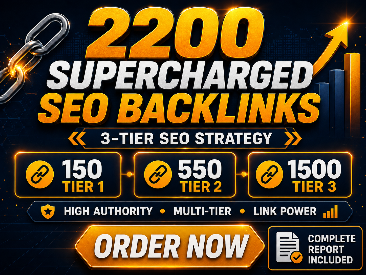 I Will Build 2200 Supercharged 3 Tier SEO Backlinks P...