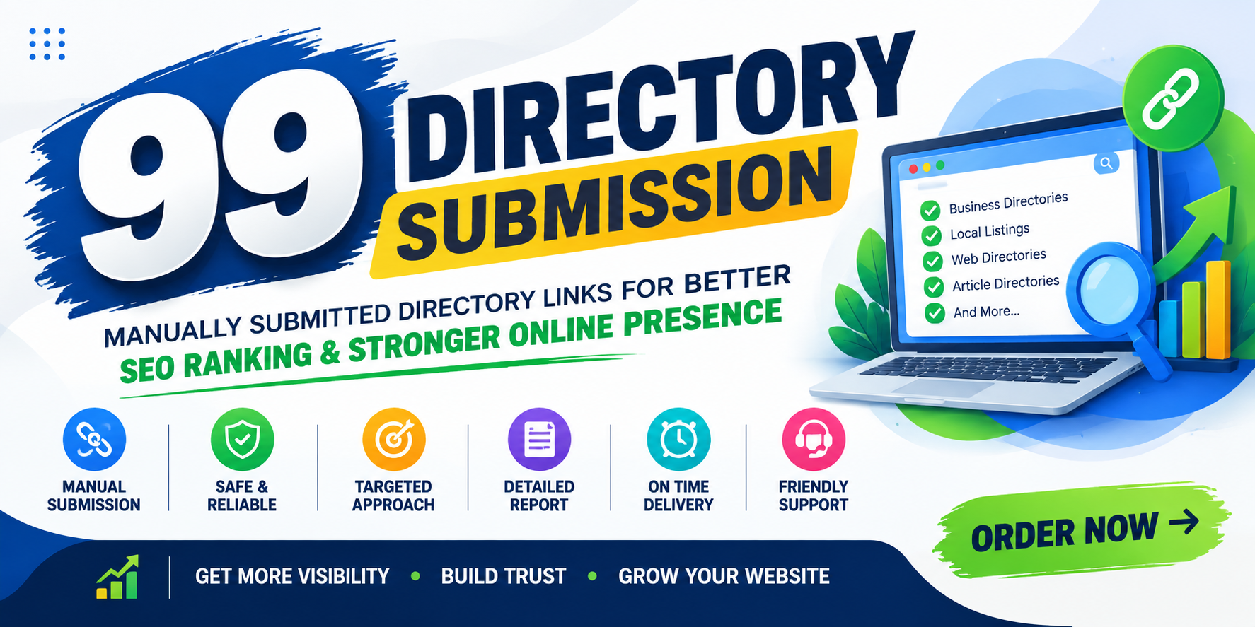 I Will Submit 99 Manual Directory Backlinks for SEO L...