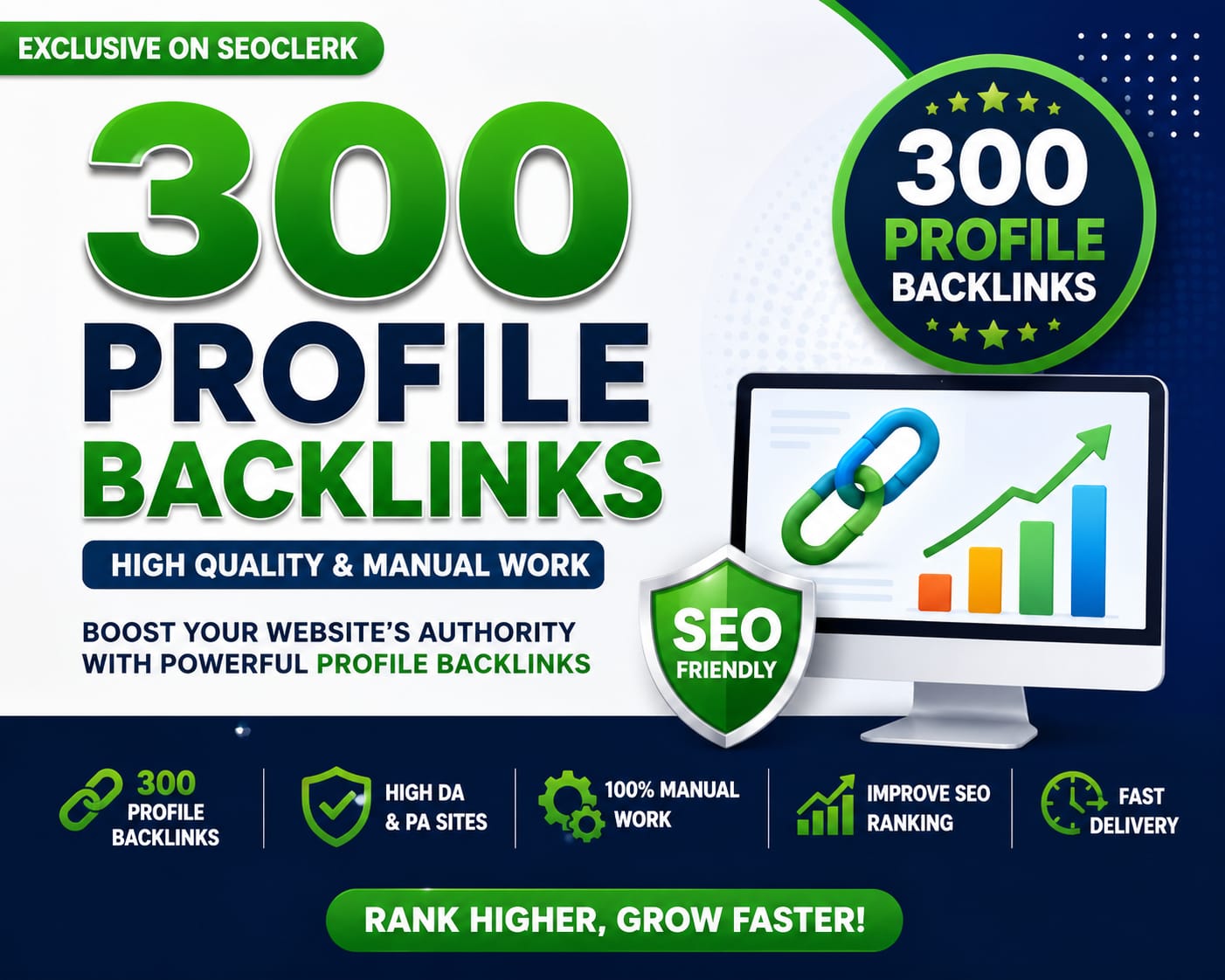 I Will Build 300 Quality Profile Backlinks for Websit...