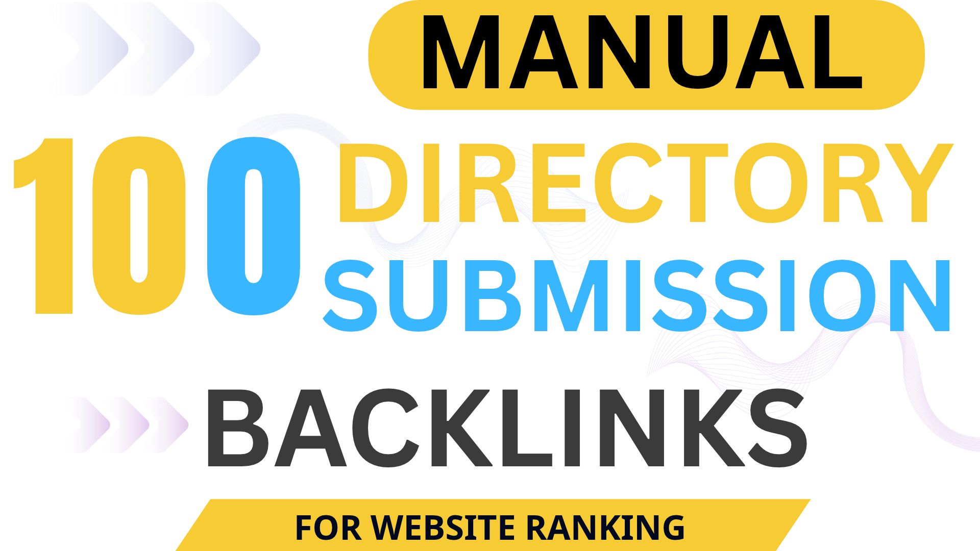 100 Manual Directory Submission Backlinks for Website...