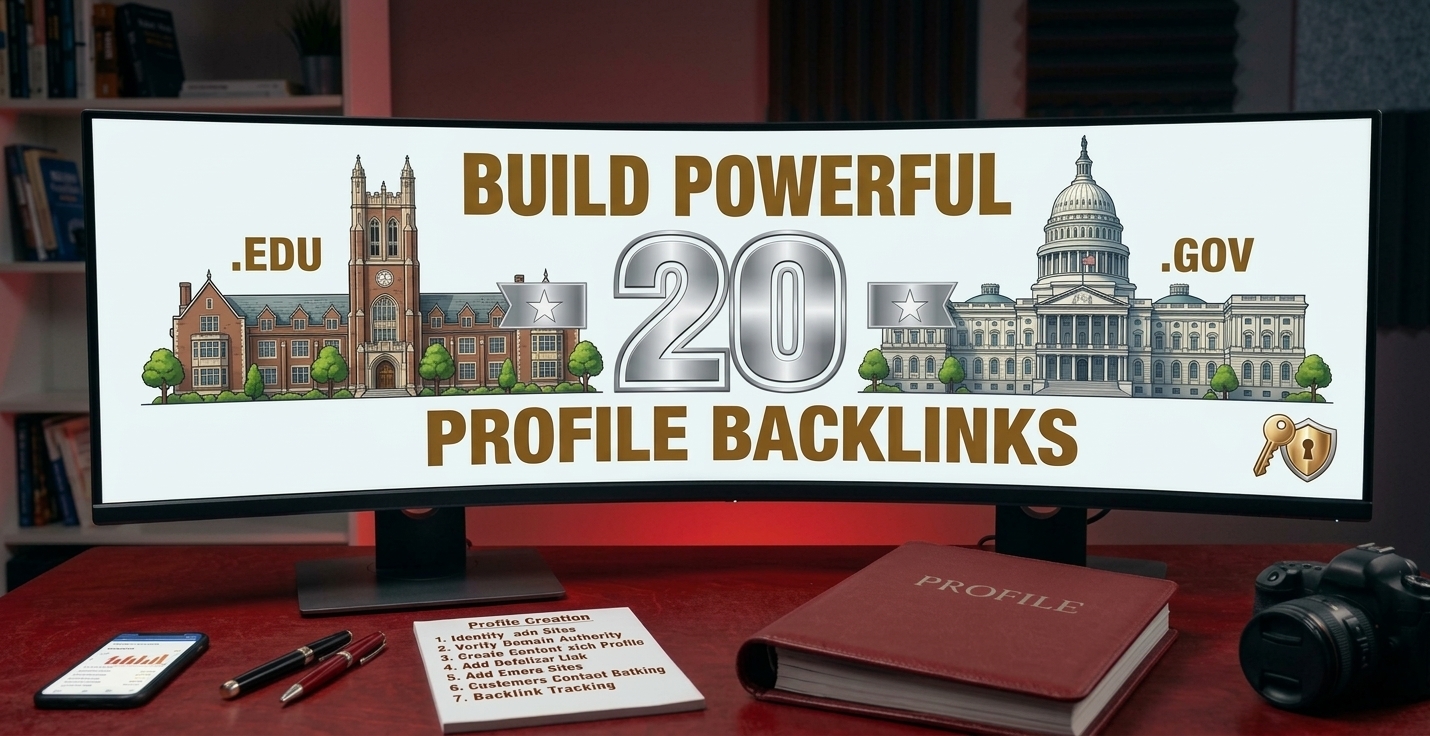 Exclusive offer 20 EDU & GOV Profile Backlinks Ma...