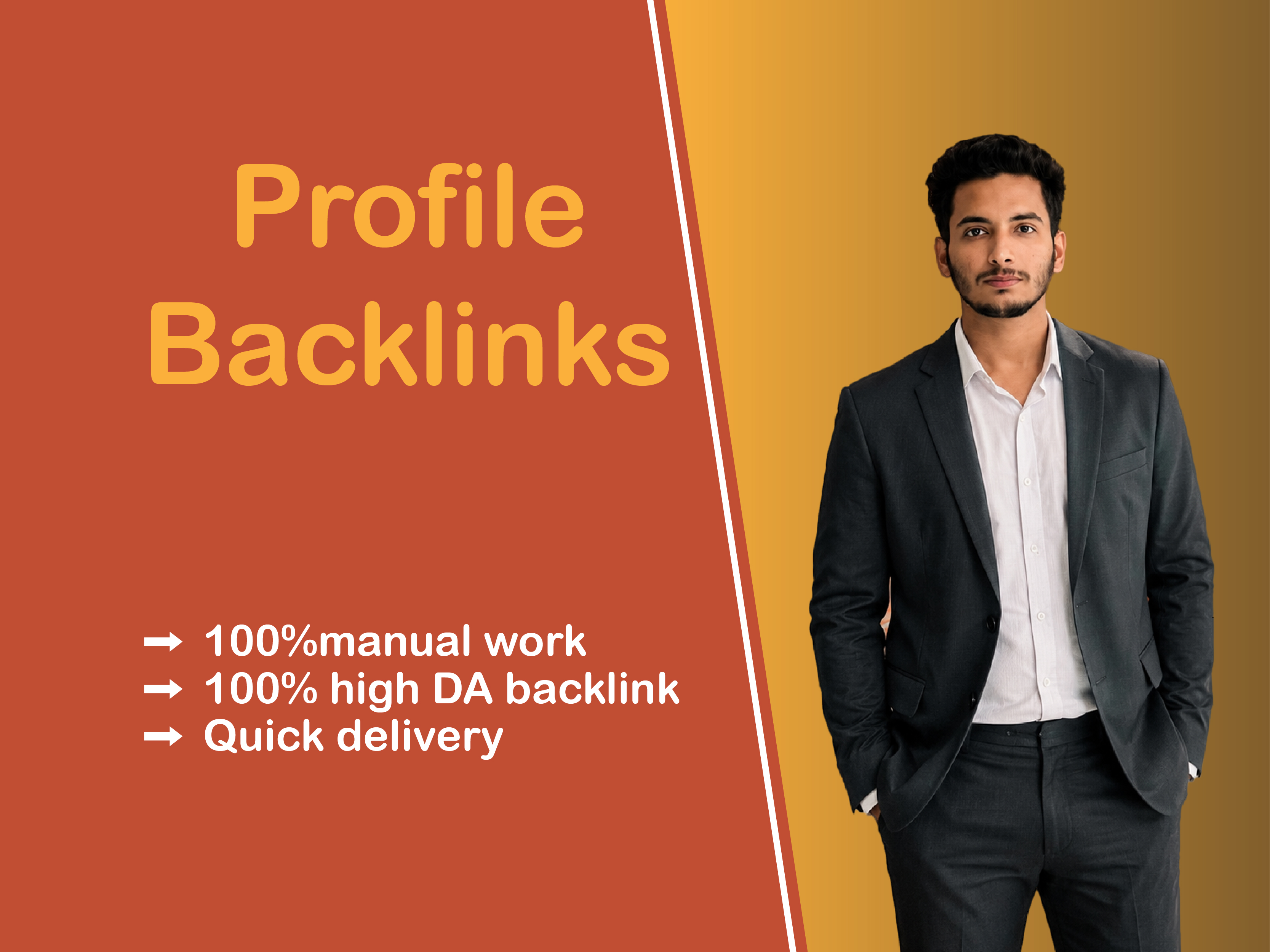 I Will Create 150 High DA Professional Profile Backli...