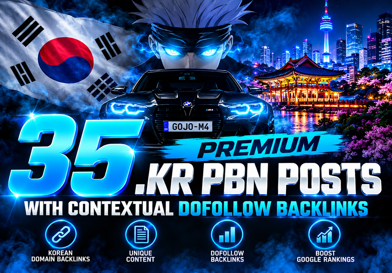 I Will Build 35 Premium. KR PBN Posts with Contextual...