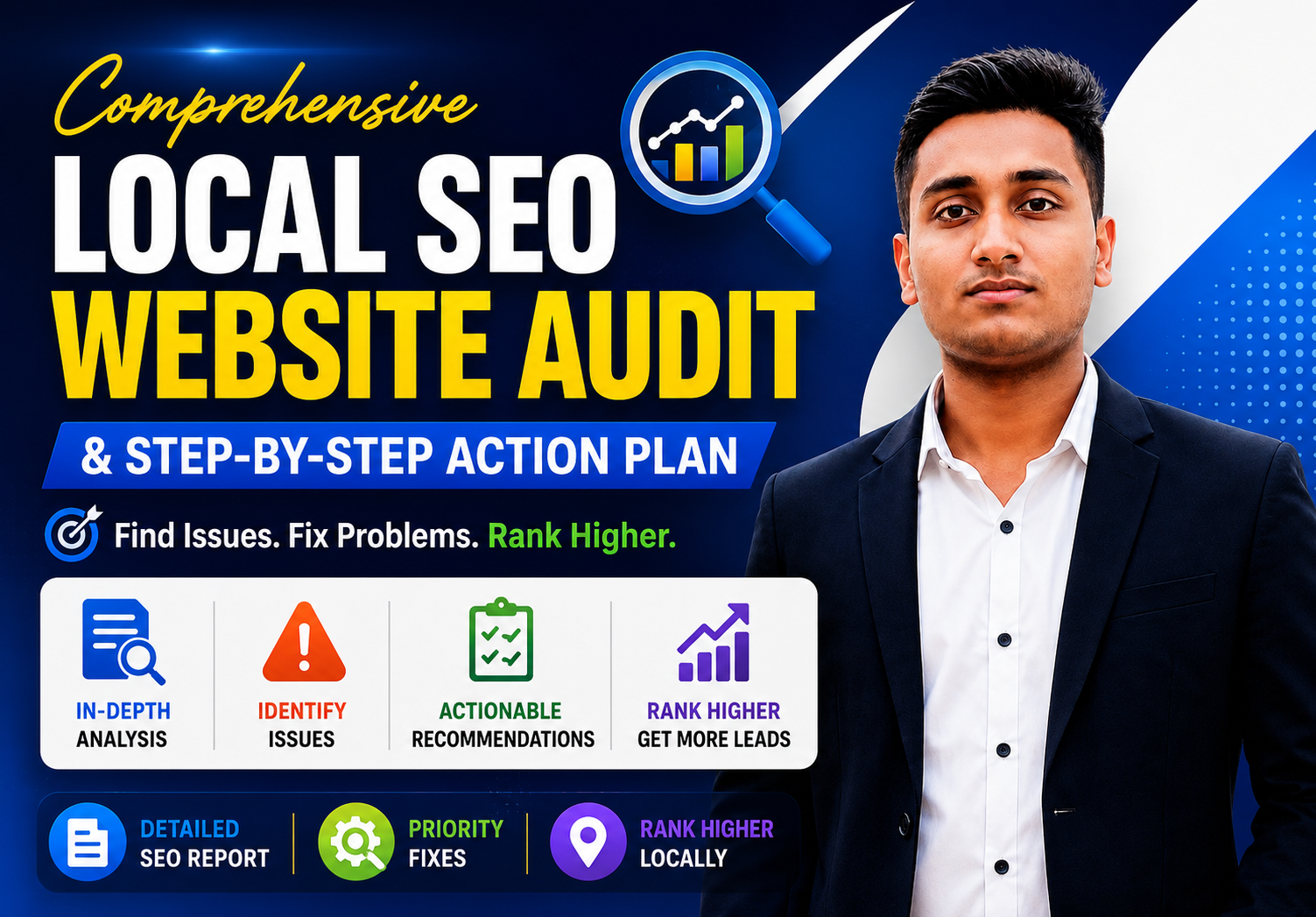 I will do an in depth local SEO audit and provide a s...