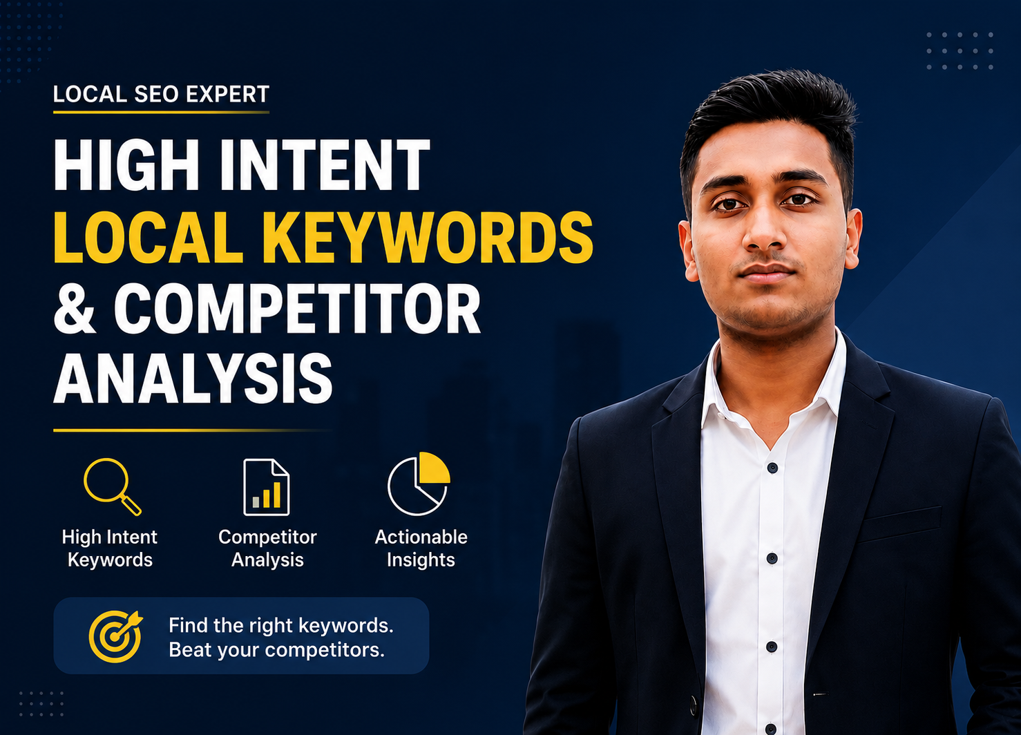 Local SEO keyword research and competitor analysis fo...