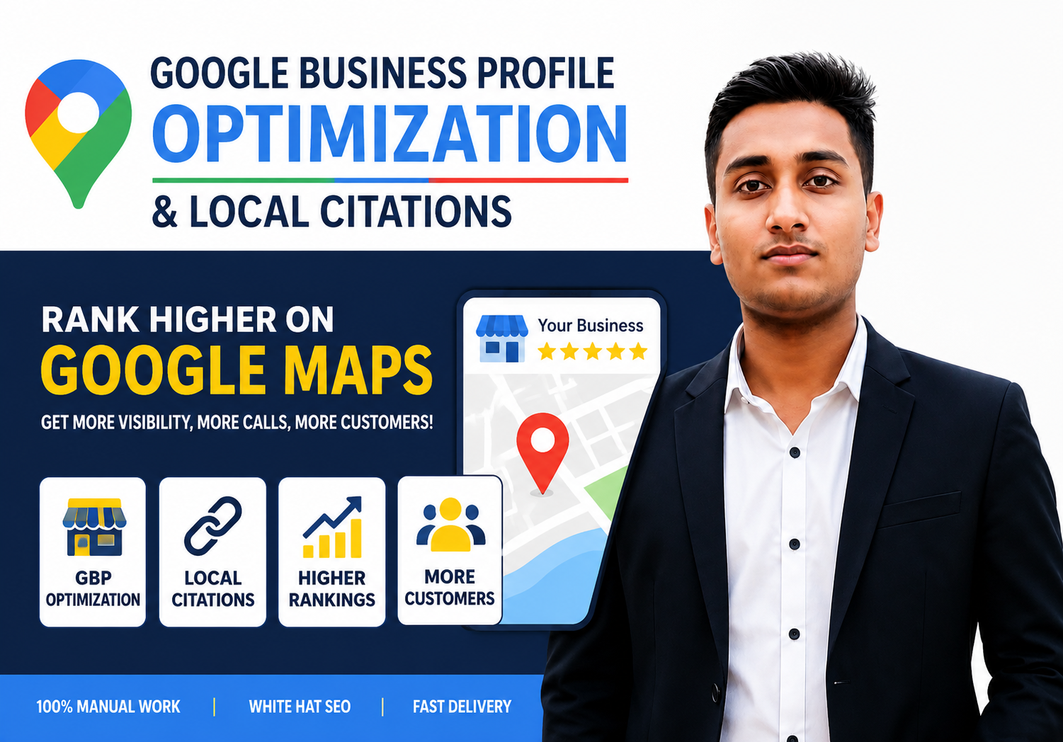 I will optimize Google Business Profile and build loc...