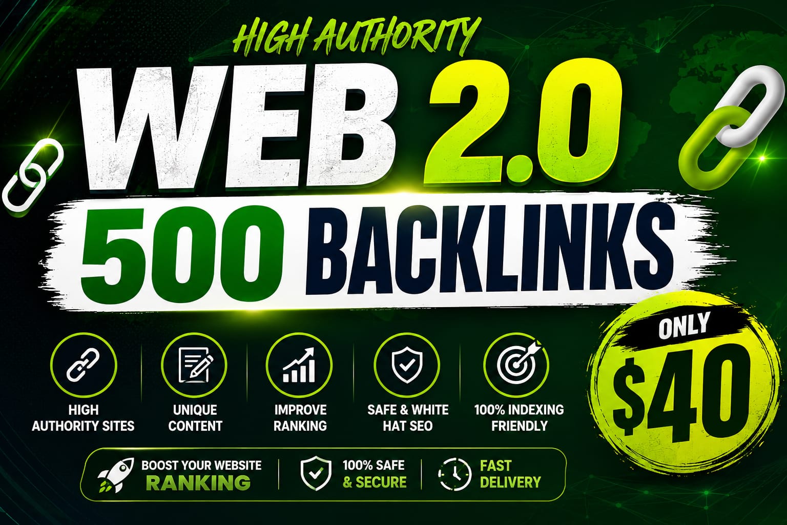 I Will Build 500 High Authority Web 2.0 Backlinks for...
