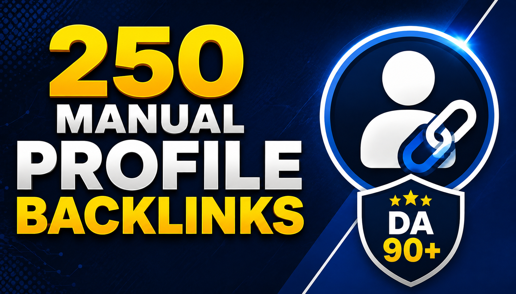 I Will Build 250 High Authority Manual Profile Backli...