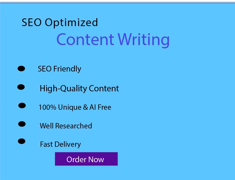 I Will do SEO Optimized Content Writing and Article W...