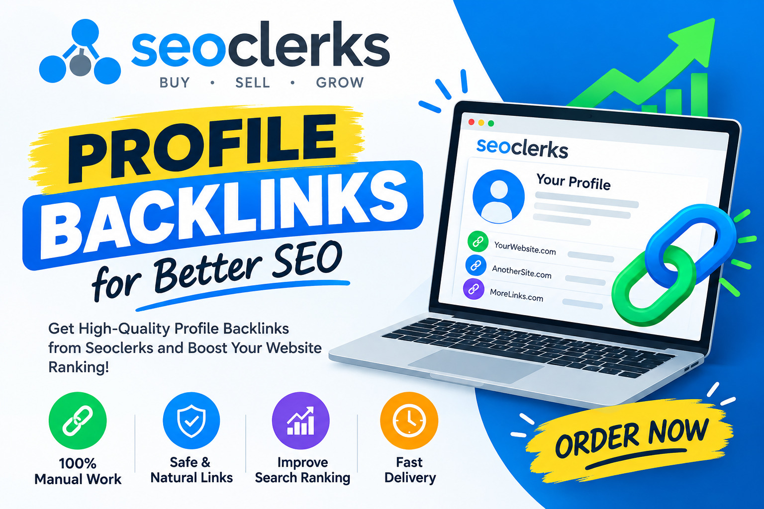 I will do 200 manual high DA profile backlinks for we...