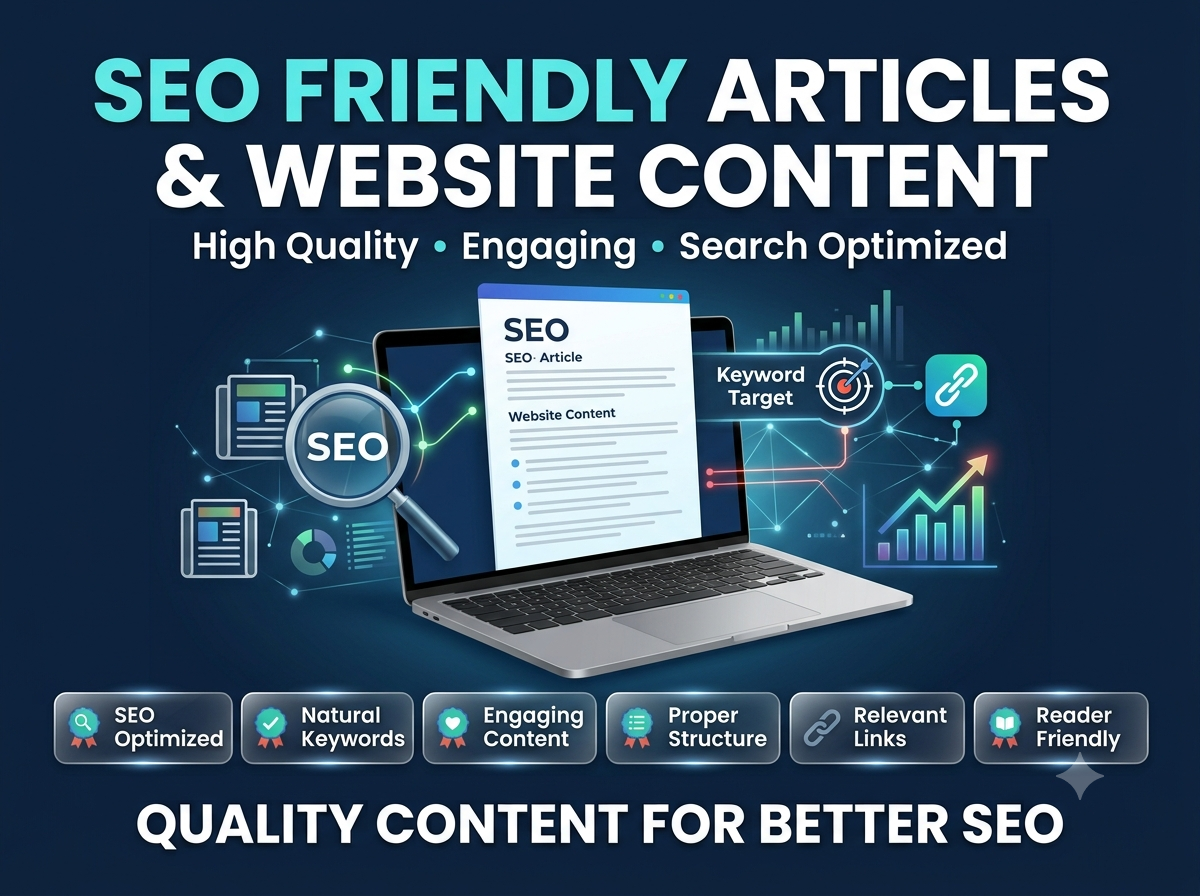 I Will Create Engaging SEO Content and Optimized Blog...