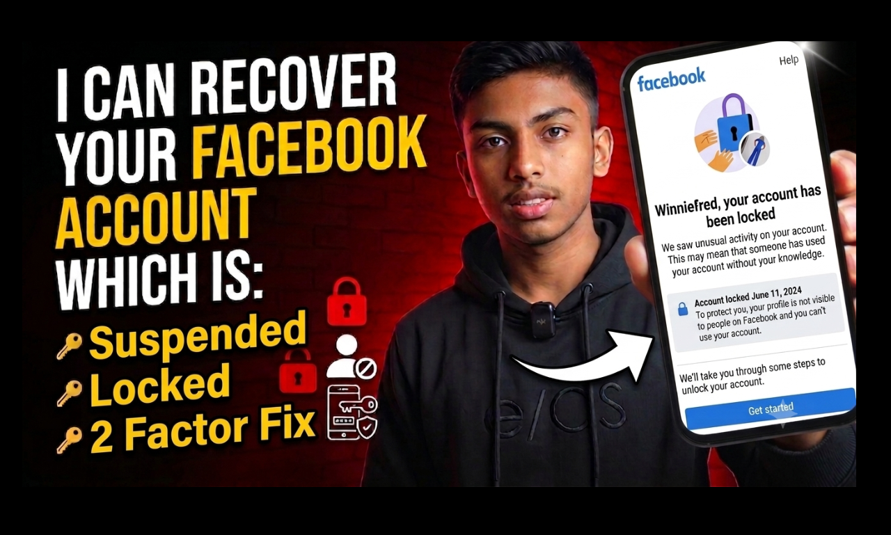 I will resolve your locked digital profile and access...