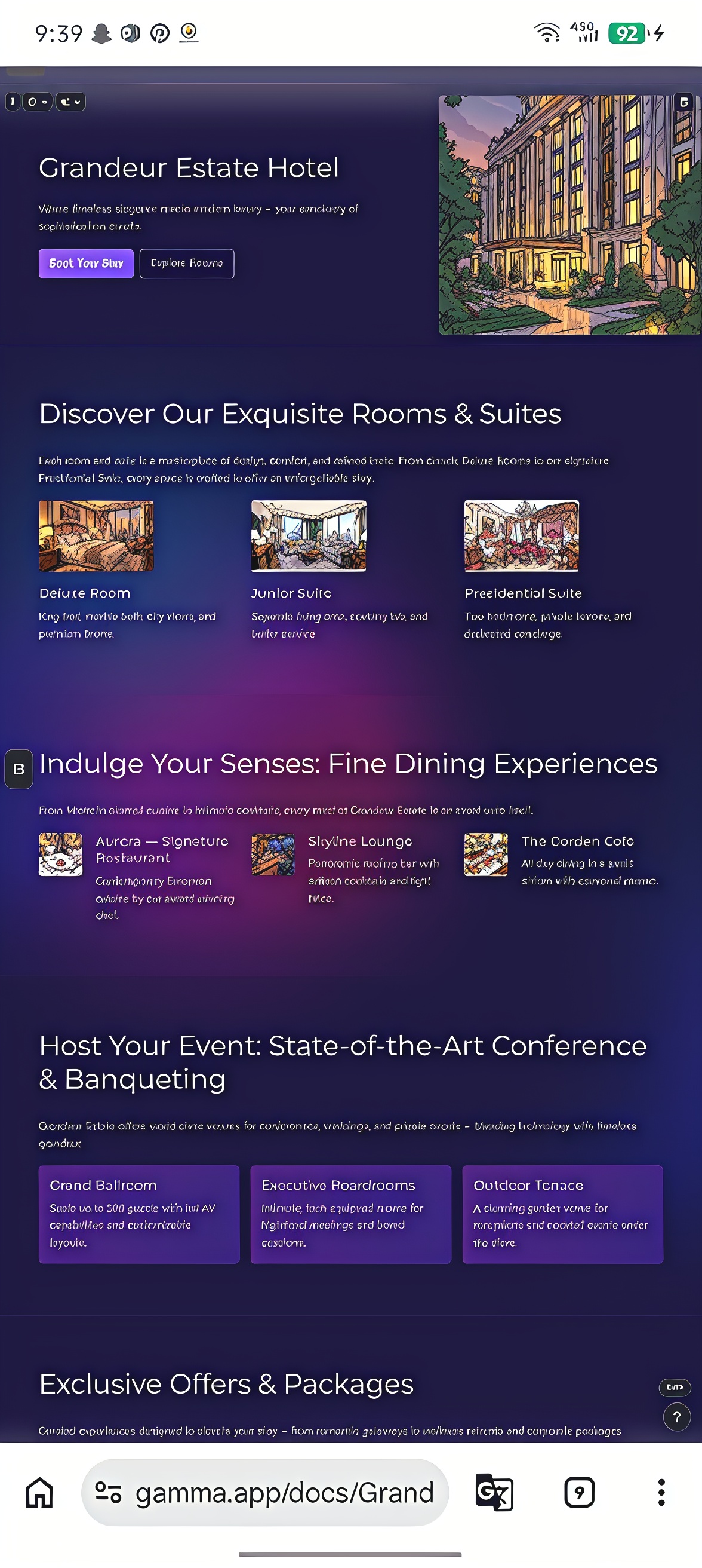 I will design a stunning modern website and landing p...