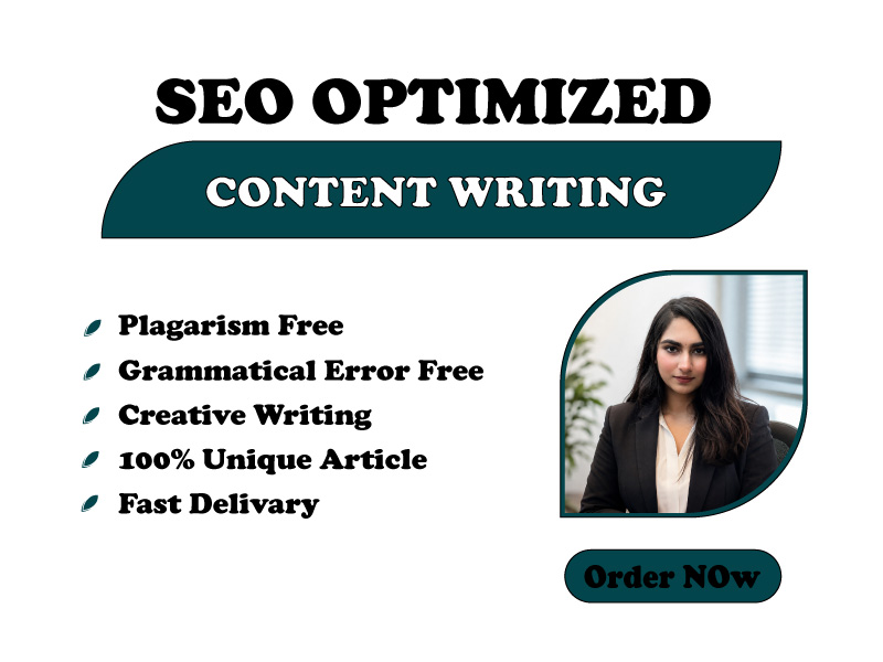 I will provide High-Quality, Unique and 100 SEO Opti...