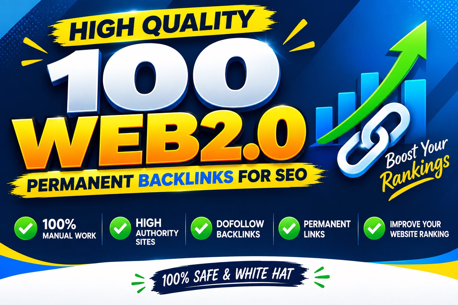 I Will Build 100 High Quality Web 2.0 Permanent Backl...