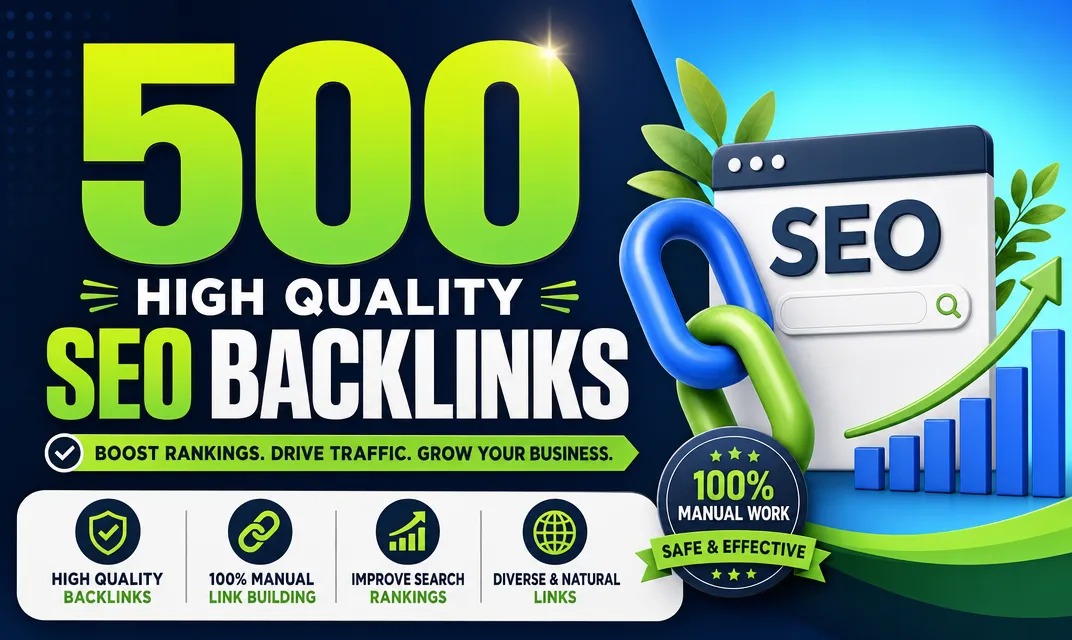 500 High Quality Manual SEO Backlinks to Boost Rankin...