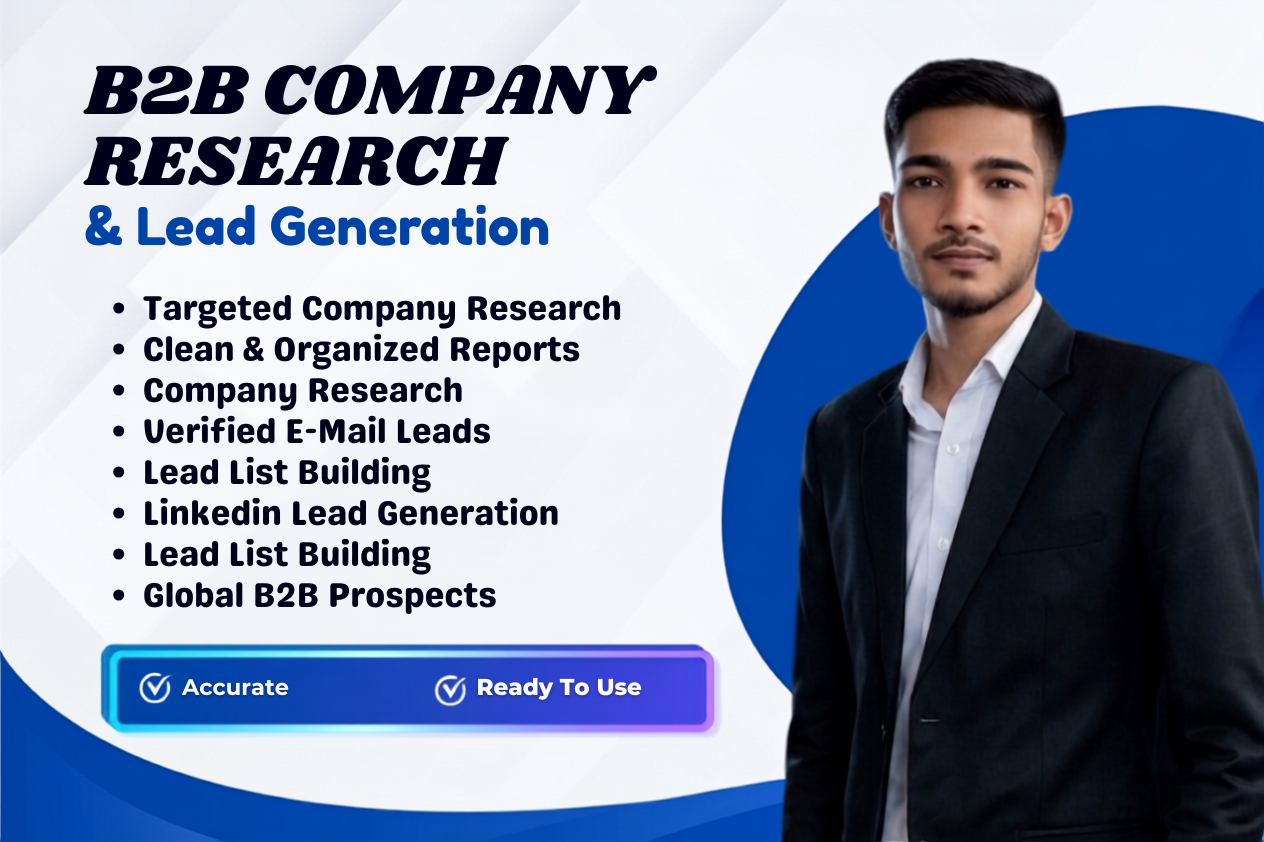 I Will Do B2B Lead Generation, E-Mail List Building ...