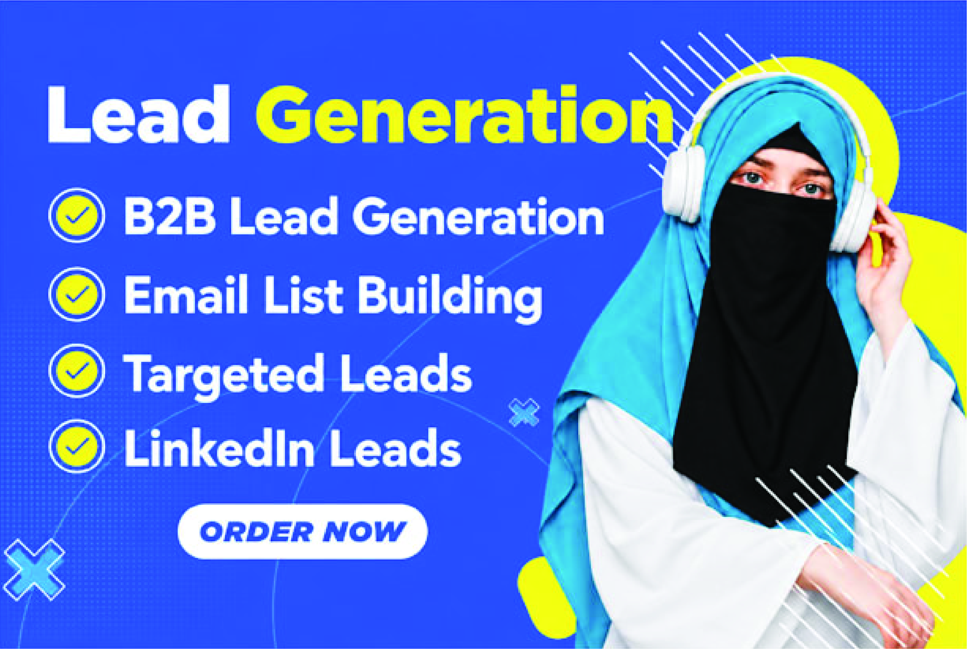 I will do generate b2b leads and build verified email...