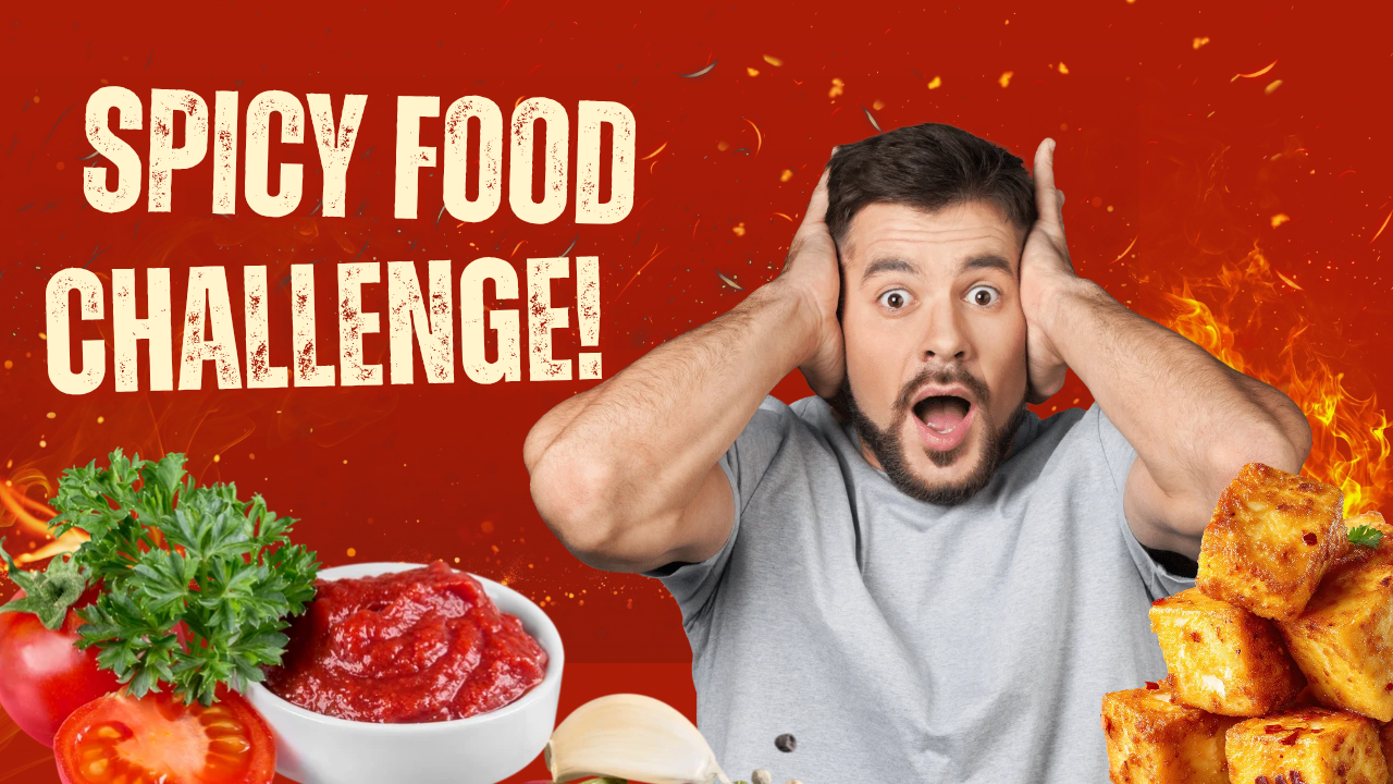 I will design eye catching spicy food and challenge y...