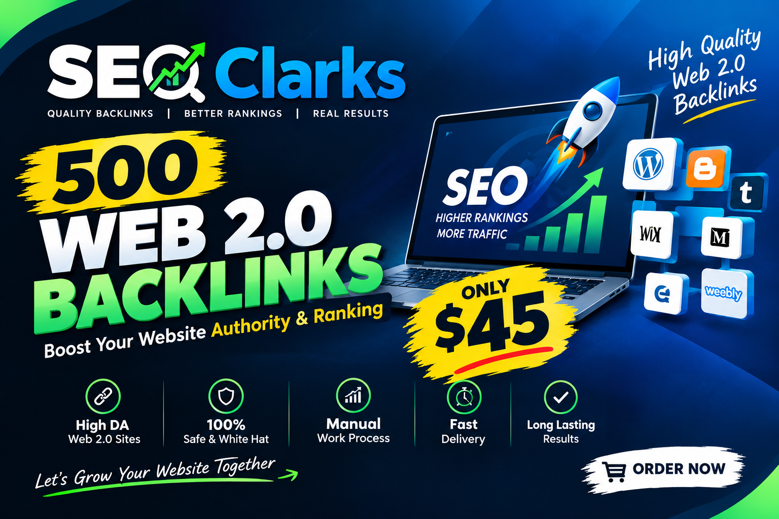 I will build 500 high quality web 2.0 backlinks for S...