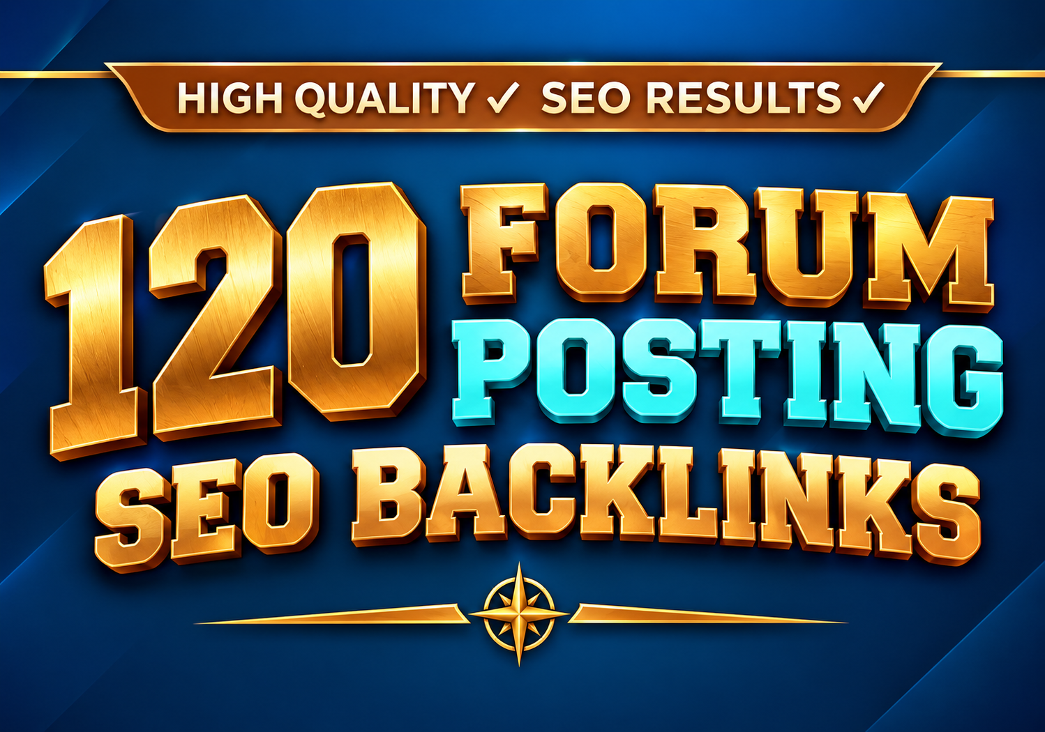 I will create 120 high DA forum posting backlinks for...