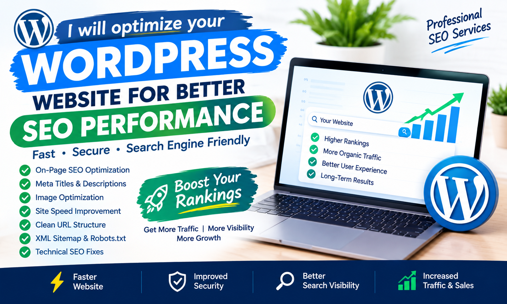 I will optimize your WordPress website for better SEO...