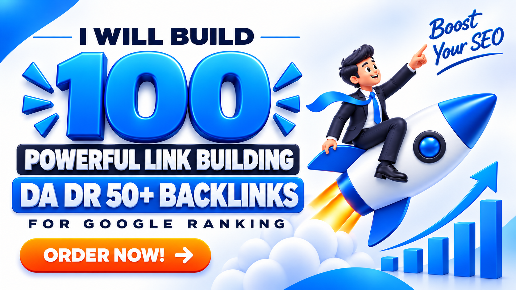 I will build 100 powerful link building DA DR 50+ bac...
