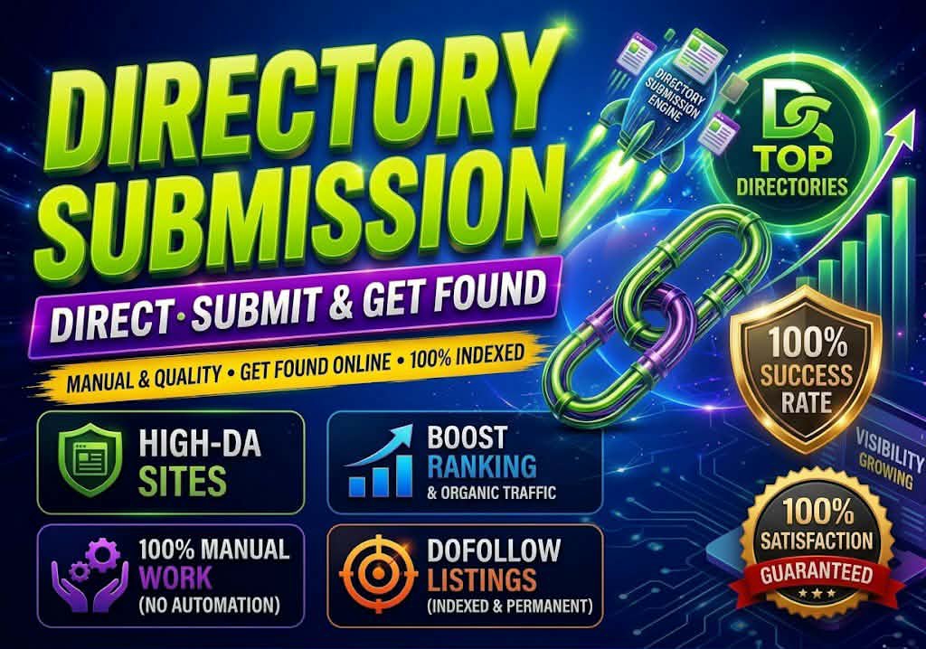 I will do 400+ SEO Manually directory submissions hig...