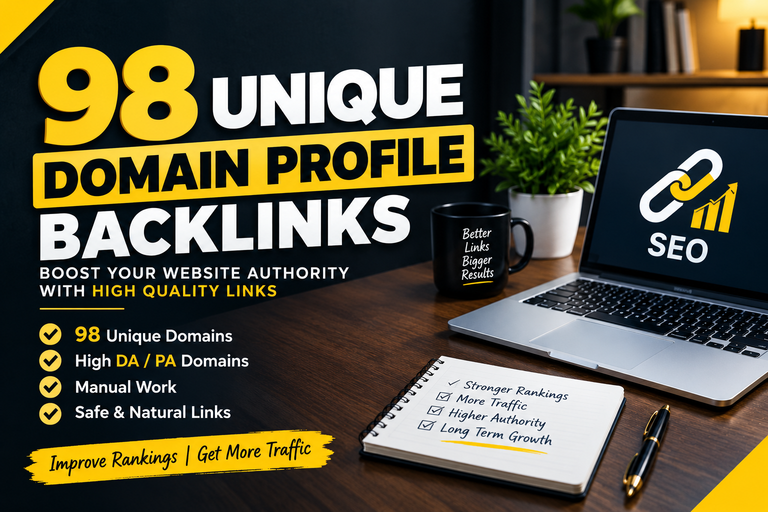 I Will Build 98 Unique Domain Profile Backlinks high ...