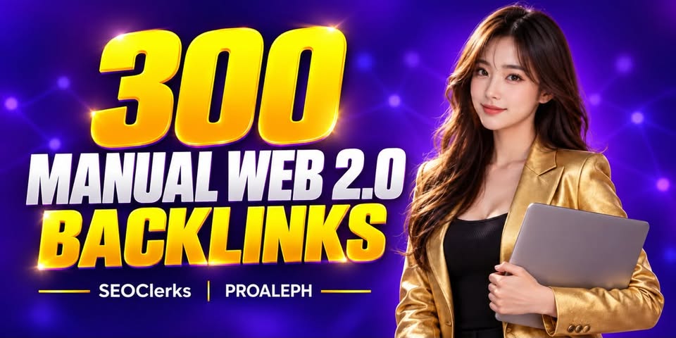 I Will Manually Create 300 High-Quality Web 2.0 Backl...