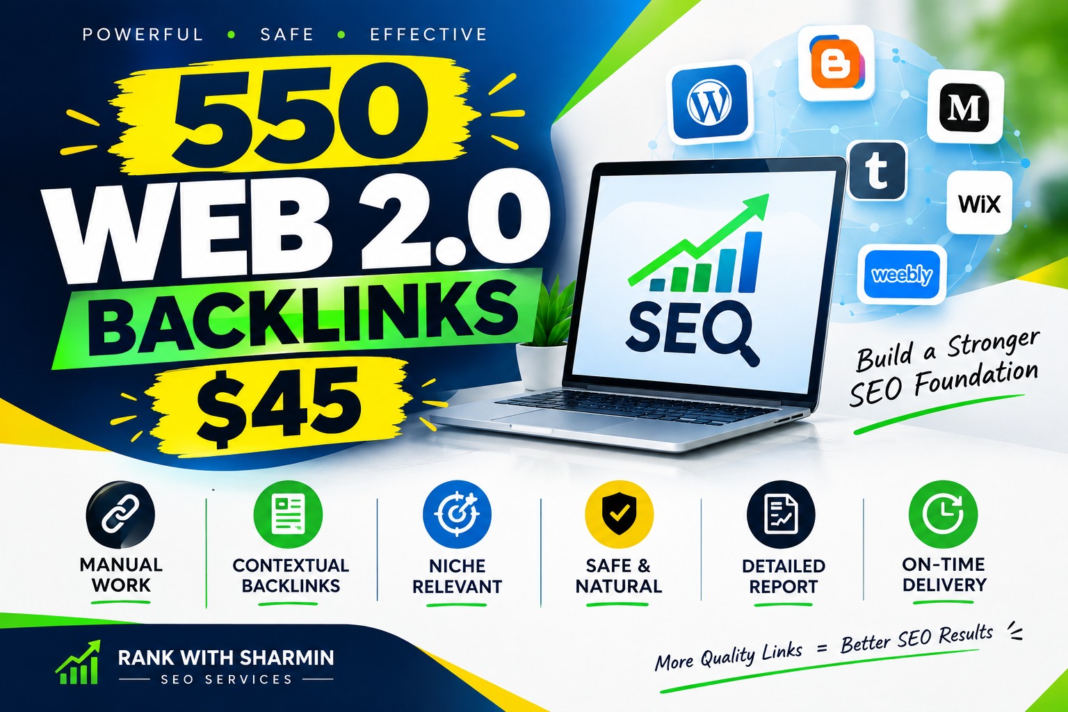 I Will Build 550 High Quality Manual Web 2.0 Contextu...