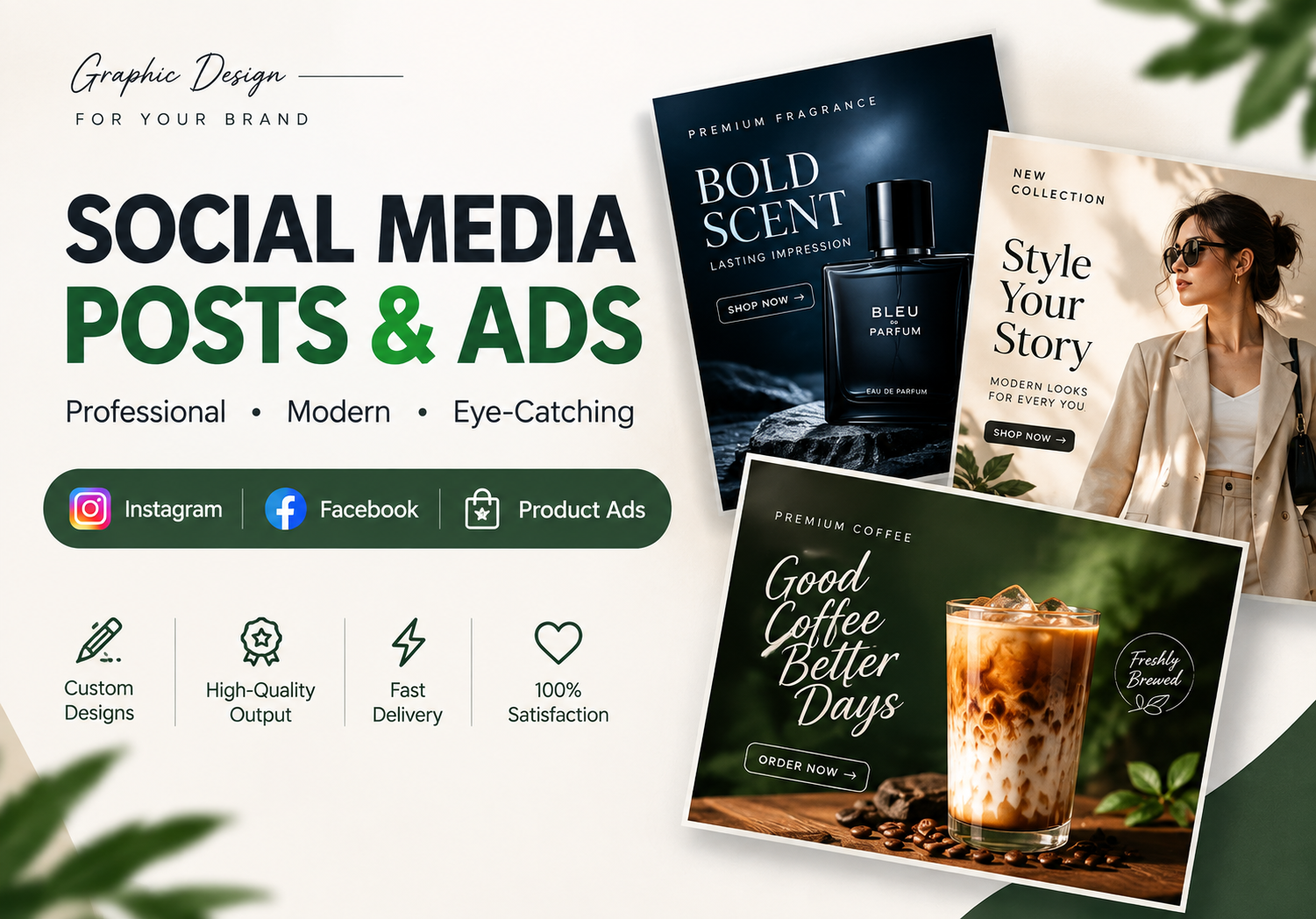 I Will Create Professional Social Media Posts & A...