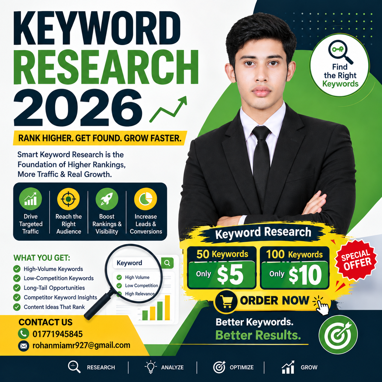 I Will Do In-Depth SEO Keyword Research With KGR, Se...