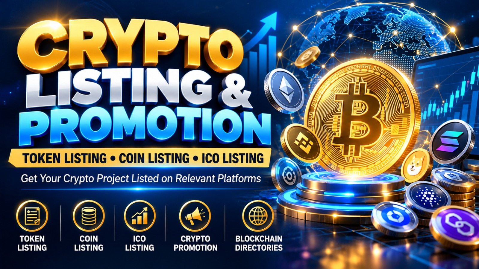 I Will Do Cryptocurrency Listing and Blockchain Proje...