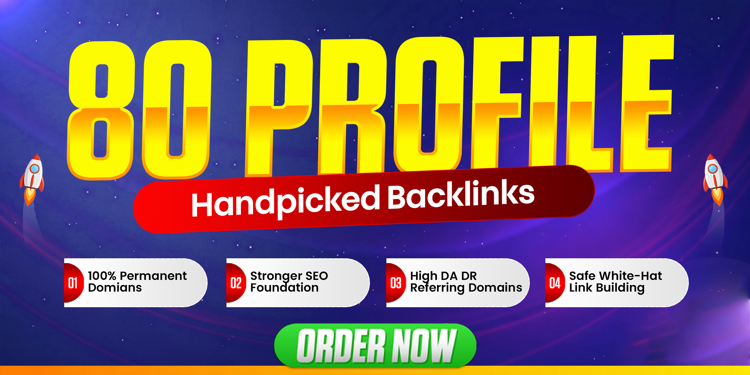 Build 80 Handpicked Profile Backlinks to Give Your We...