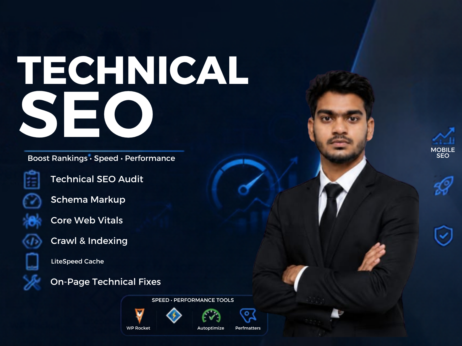I will fix technical SEO, page speed SEO and perform...