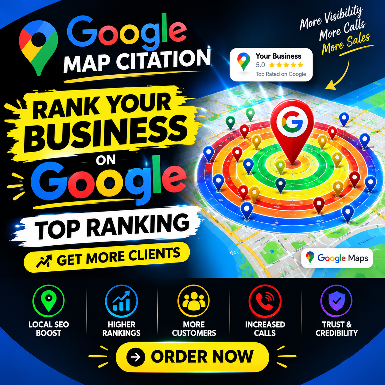 I will do 95,800 google maps citations for gmb rankin...