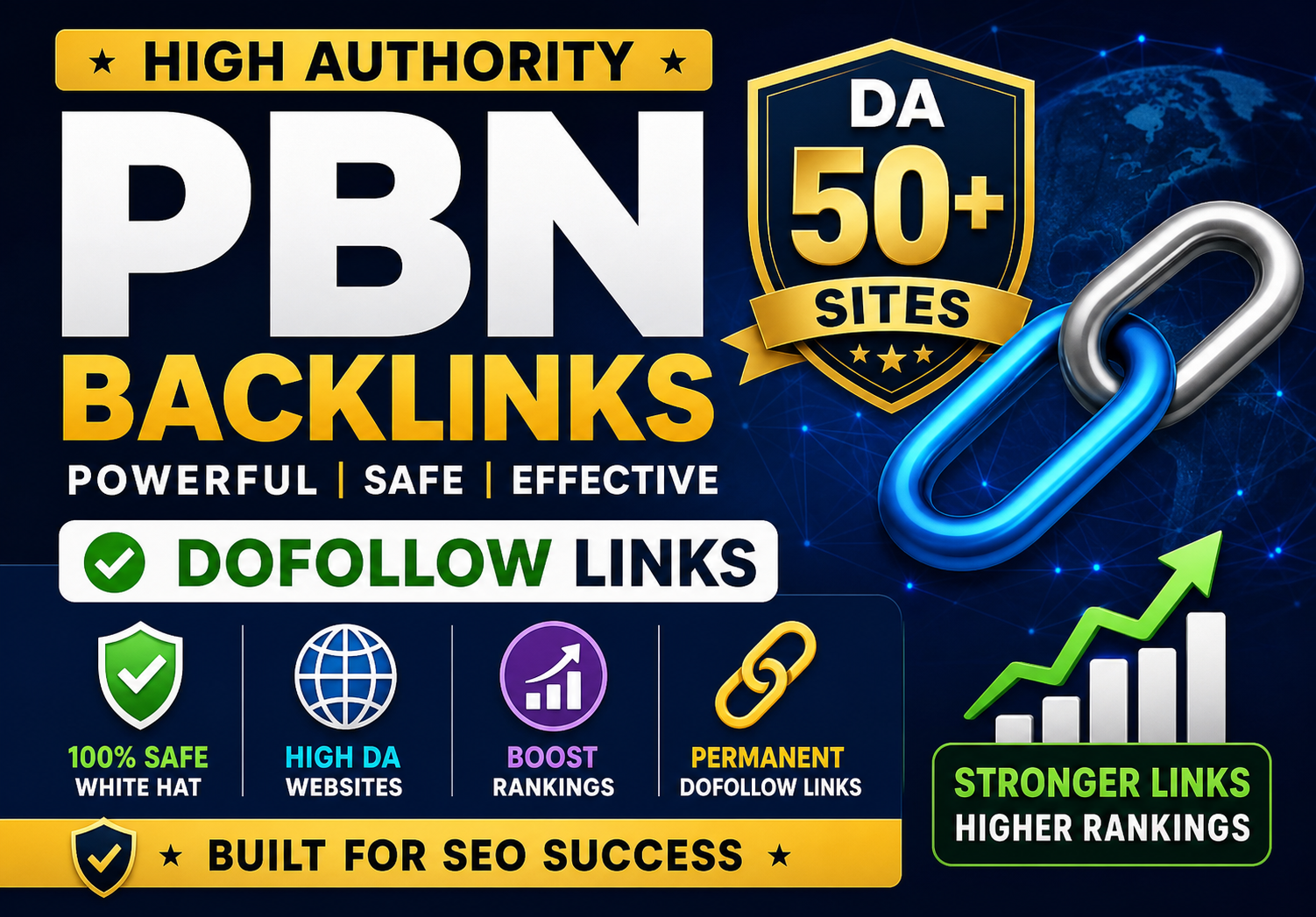 Build High Authority PBN Backlinks on DA50+ Sites wit...