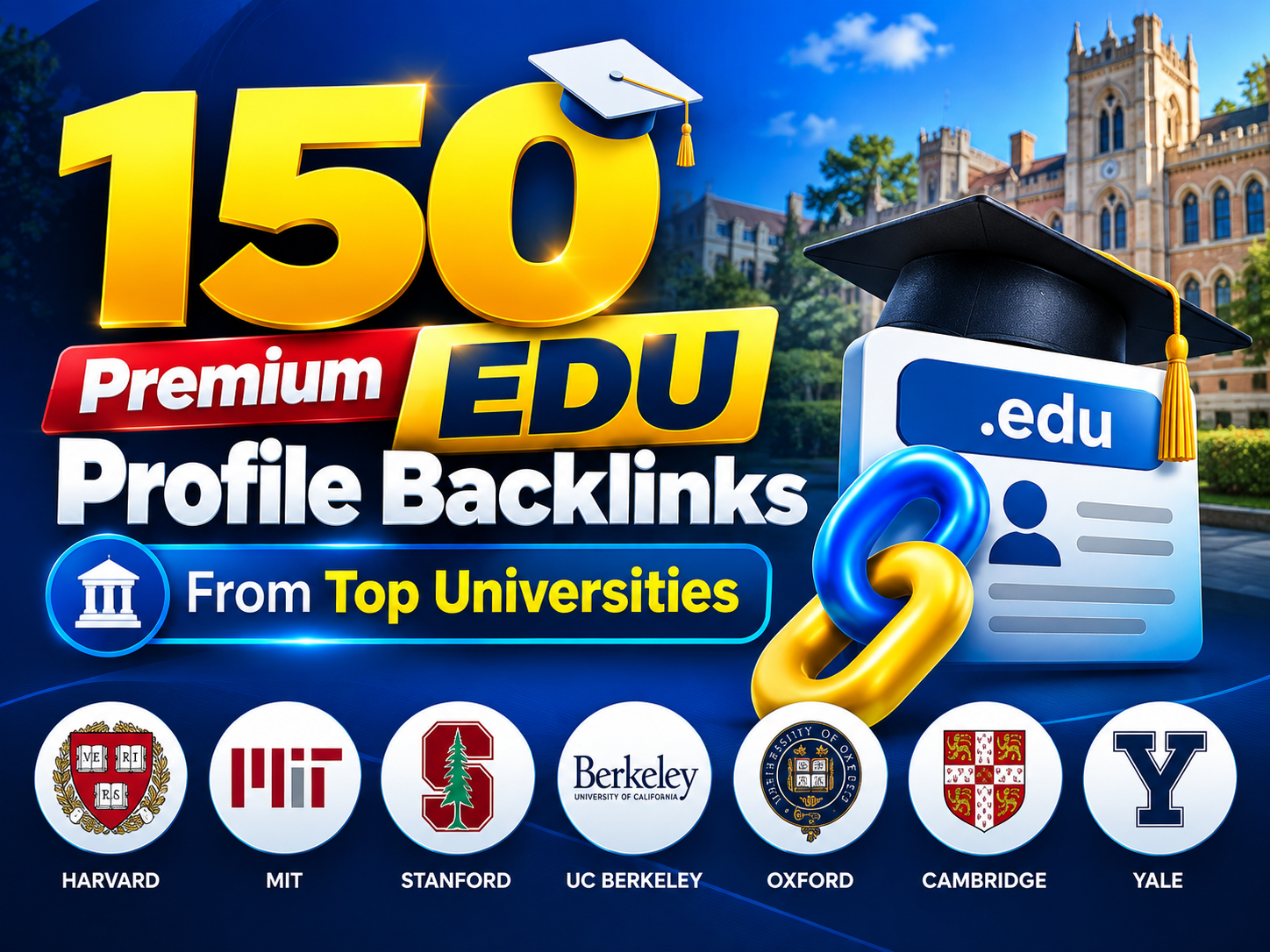 150 Premium EDU/GOV Profile Backlinks High Authority ...