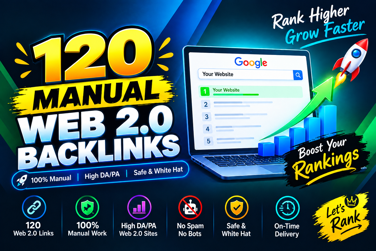 I Will Build 120 Manual Web 2.0 Backlinks With High D...
