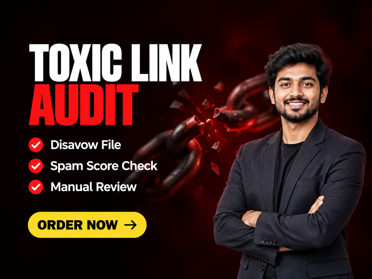 I will audit, identify, and disavow harmful backlin...
