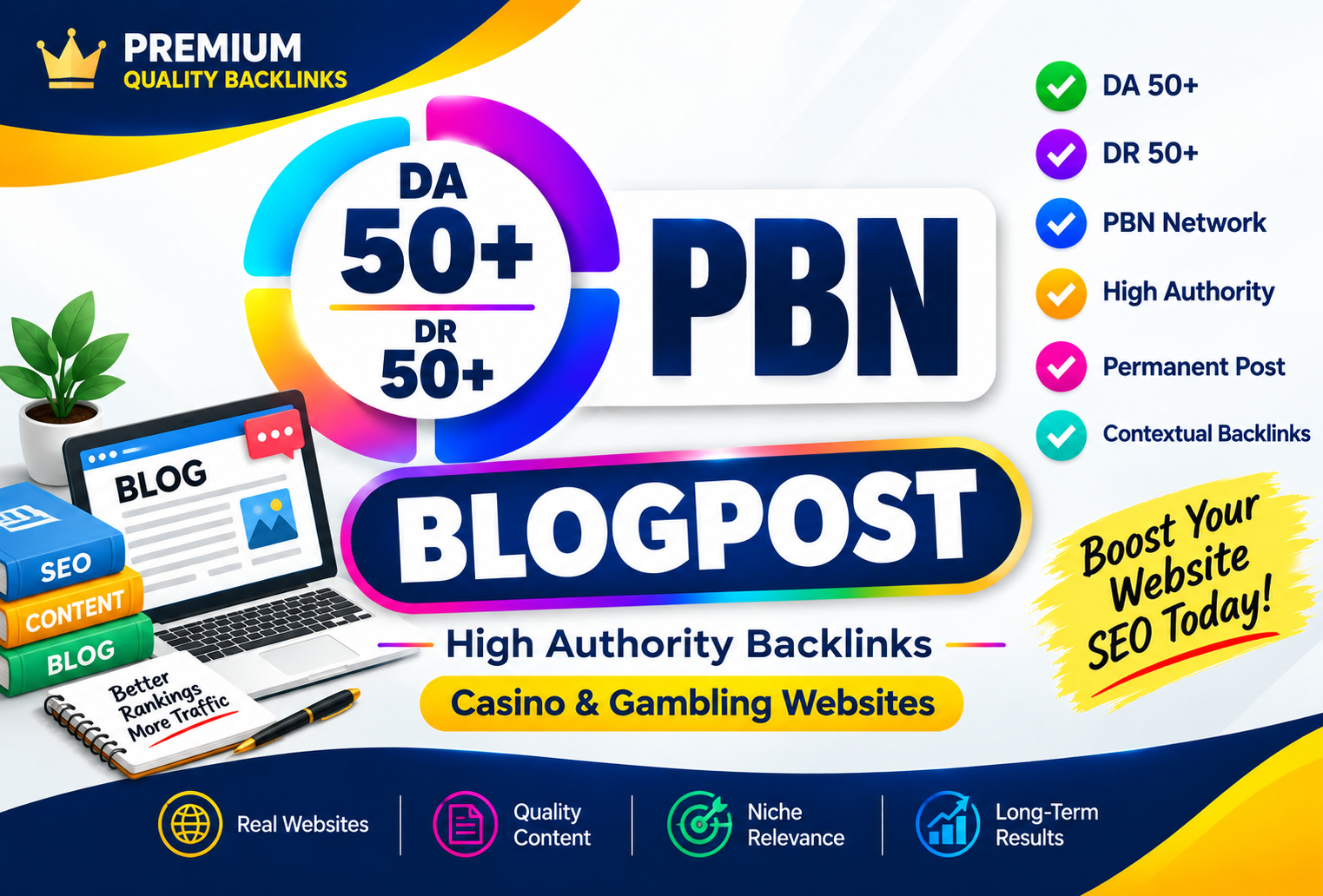 High Quality PBN Backlinks for SEO Niche Relevant Aut...