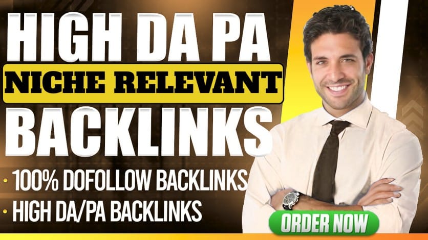 High Authority 20 Niche Relevant Dofollow Backlinks