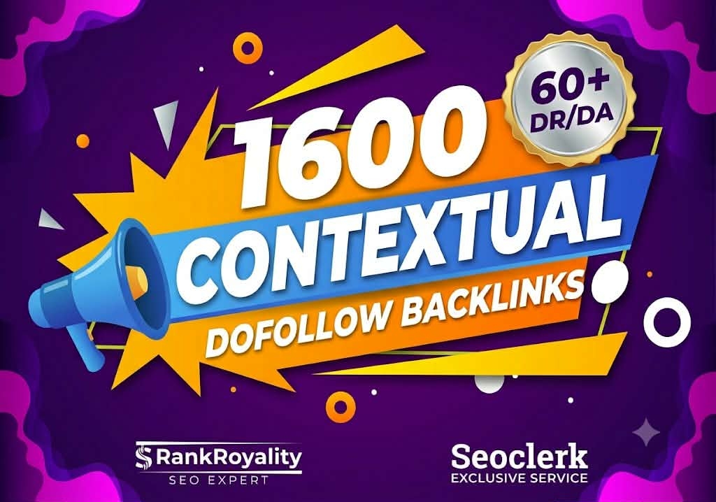 I Will Create 1600 Dofollow Contextual Backlinks With...