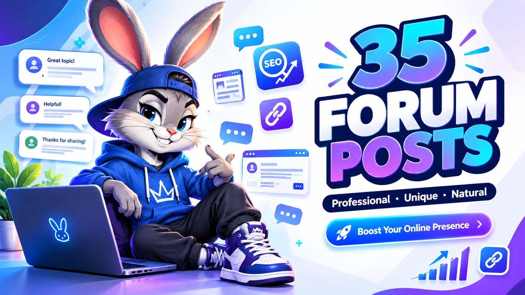 I Will Create and Submit 35 Forum Posts for Your Bran...